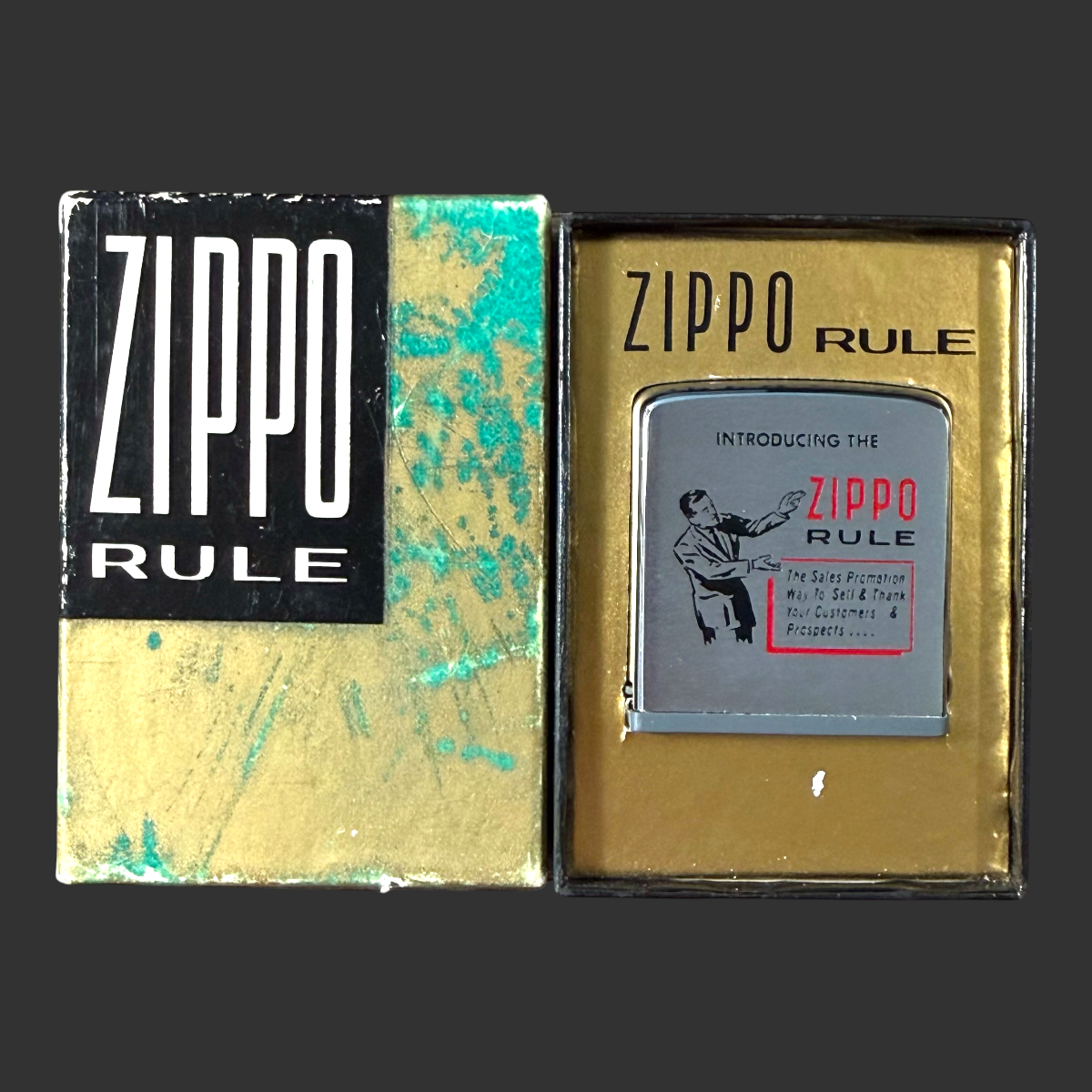 1960's Salesman Sample Zippo Rule
