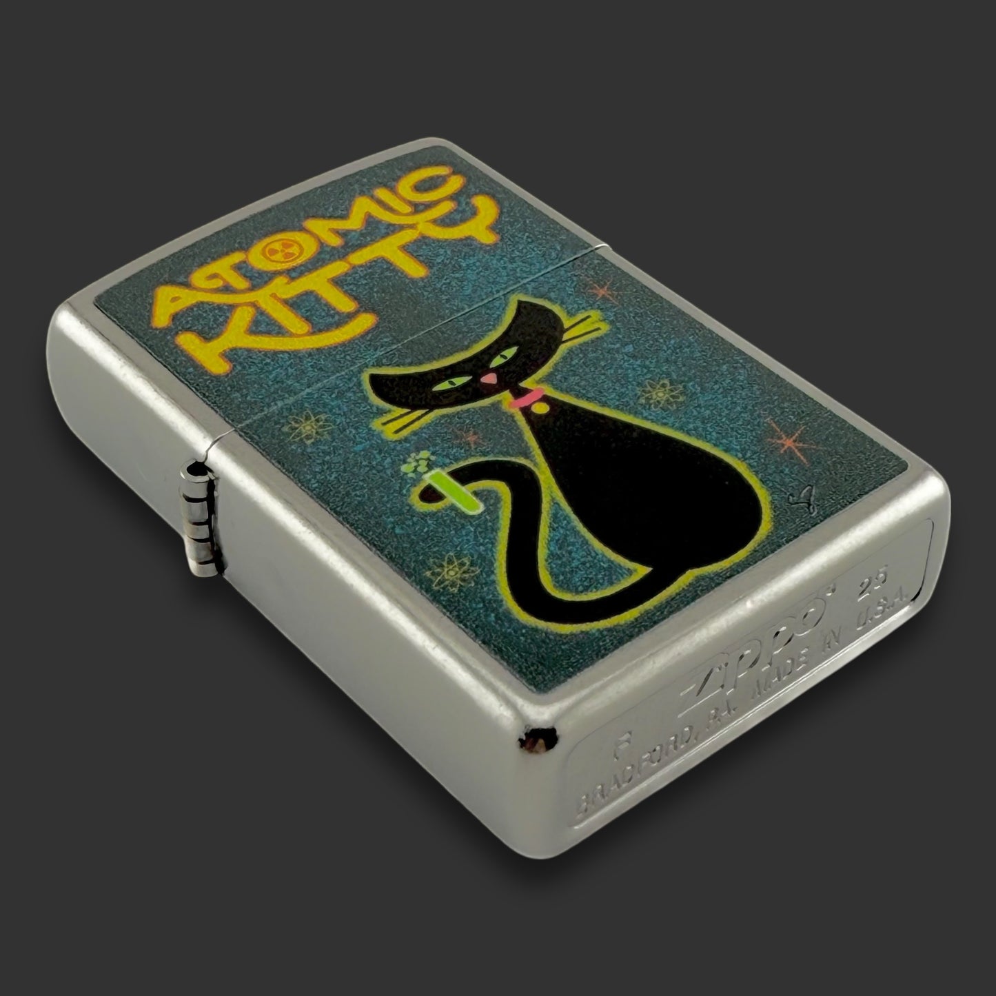 EXCLUSIVE - Riley's 66 Zippo Lighter - Atomic Kitty - Street Chrome™️