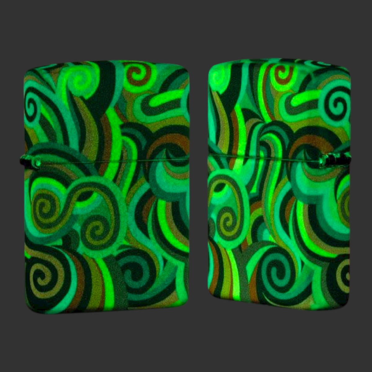 Zippo Lighter Rietveld Glowing Swirls