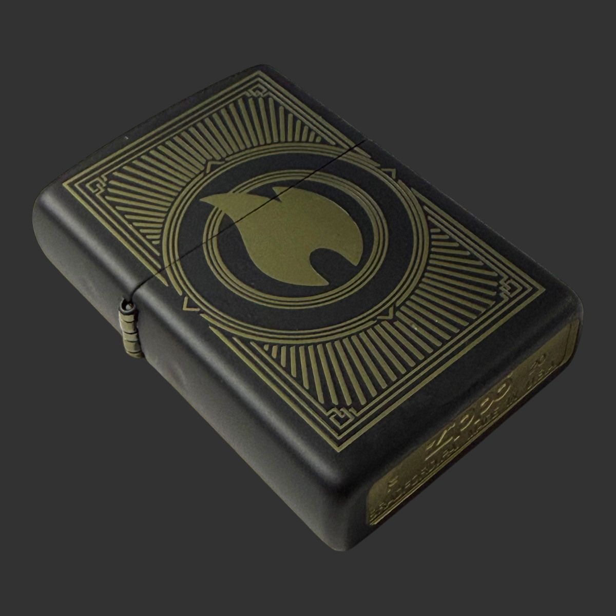 2020 Art Deco Flame Zippo Lighter