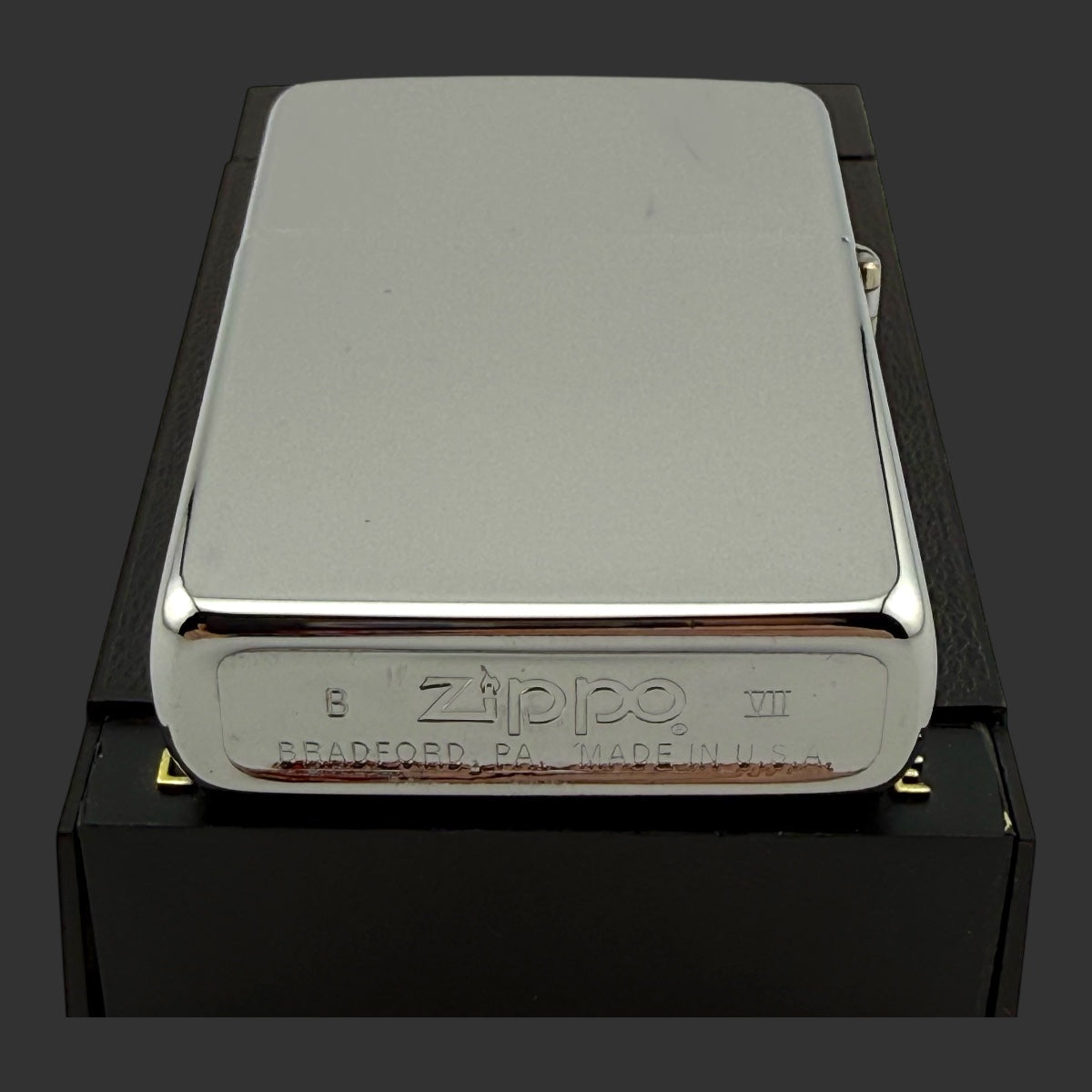 1991 Zippo Lighter - Marines Recruiting Poster - High Polish Chrome