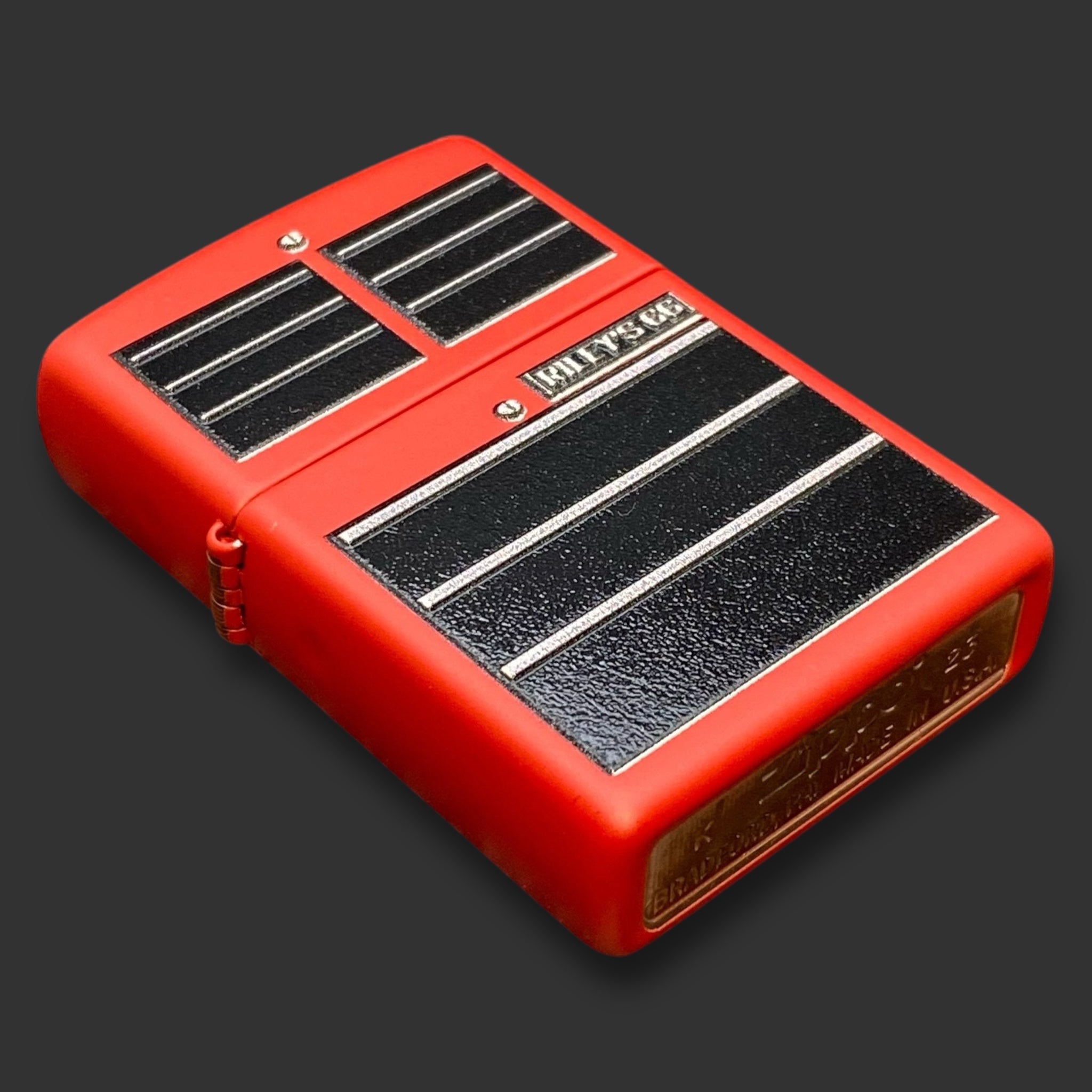 EXCLUSIVE - Riley's 66 Zippo Lighter - Toolbox - Red Matte