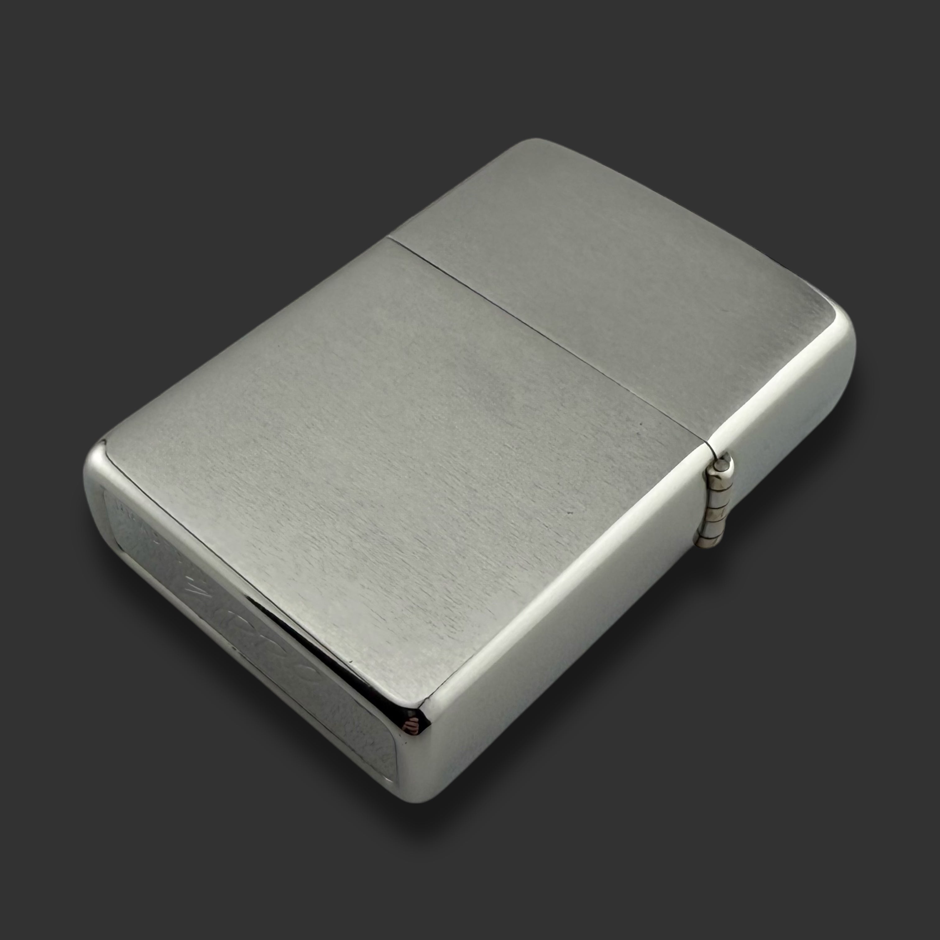 1970 Zippo Lighter - New Mexico - Etch & Paint - Brushed Chrome