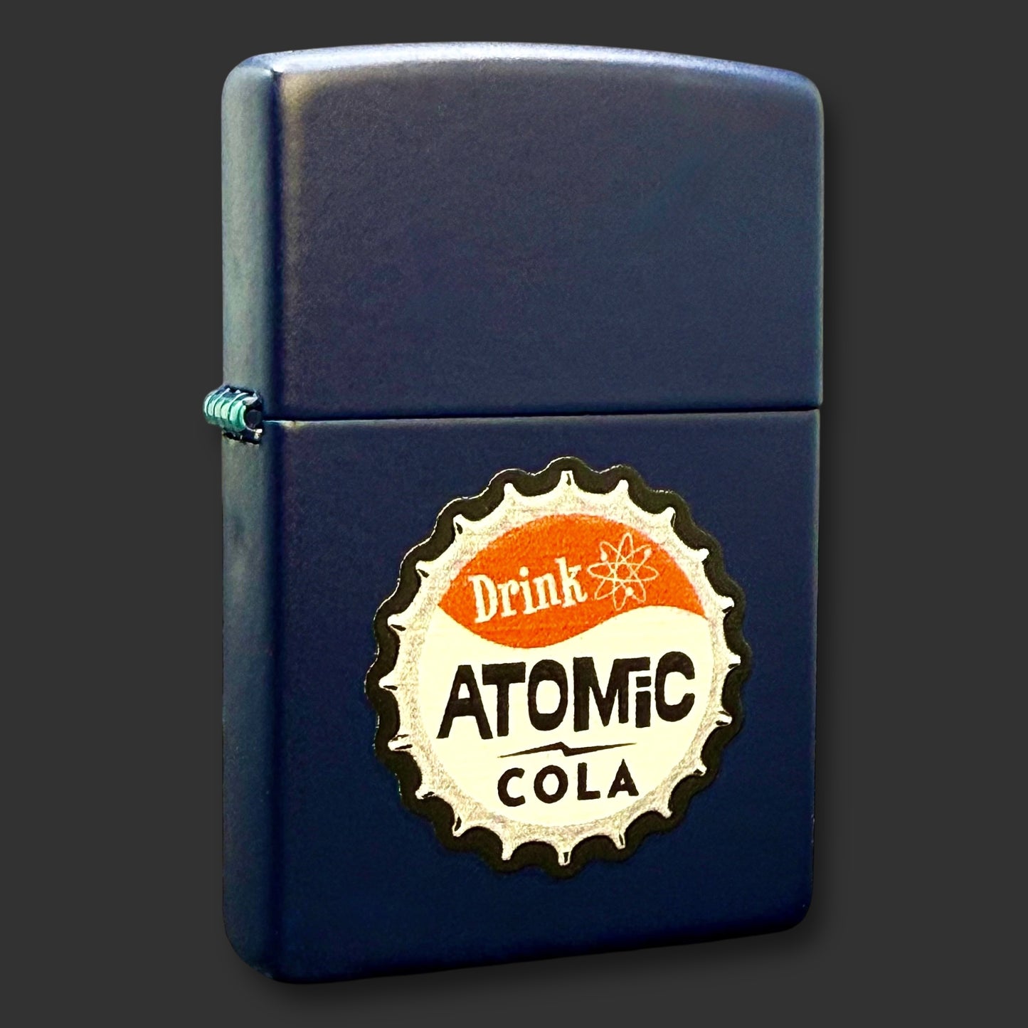 EXCLUSIVE - Riley's 66 Zippo Lighter - Atomic Cola - Navy Matte