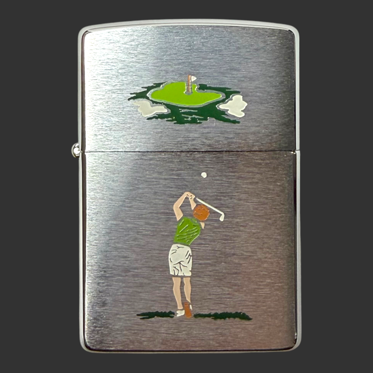 1998 Woman Golfer Etch & Paint Zippo Lighter
