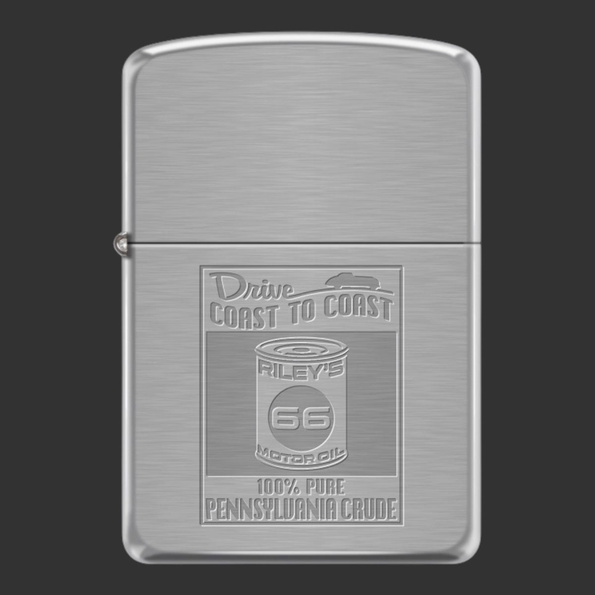 2020 Original Riley's 66 Vintage Oil Can Zippo Lighter