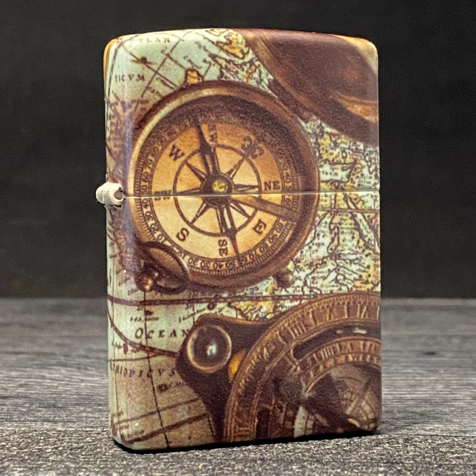Zippo Lighter - Nautical Compass - 540 Color