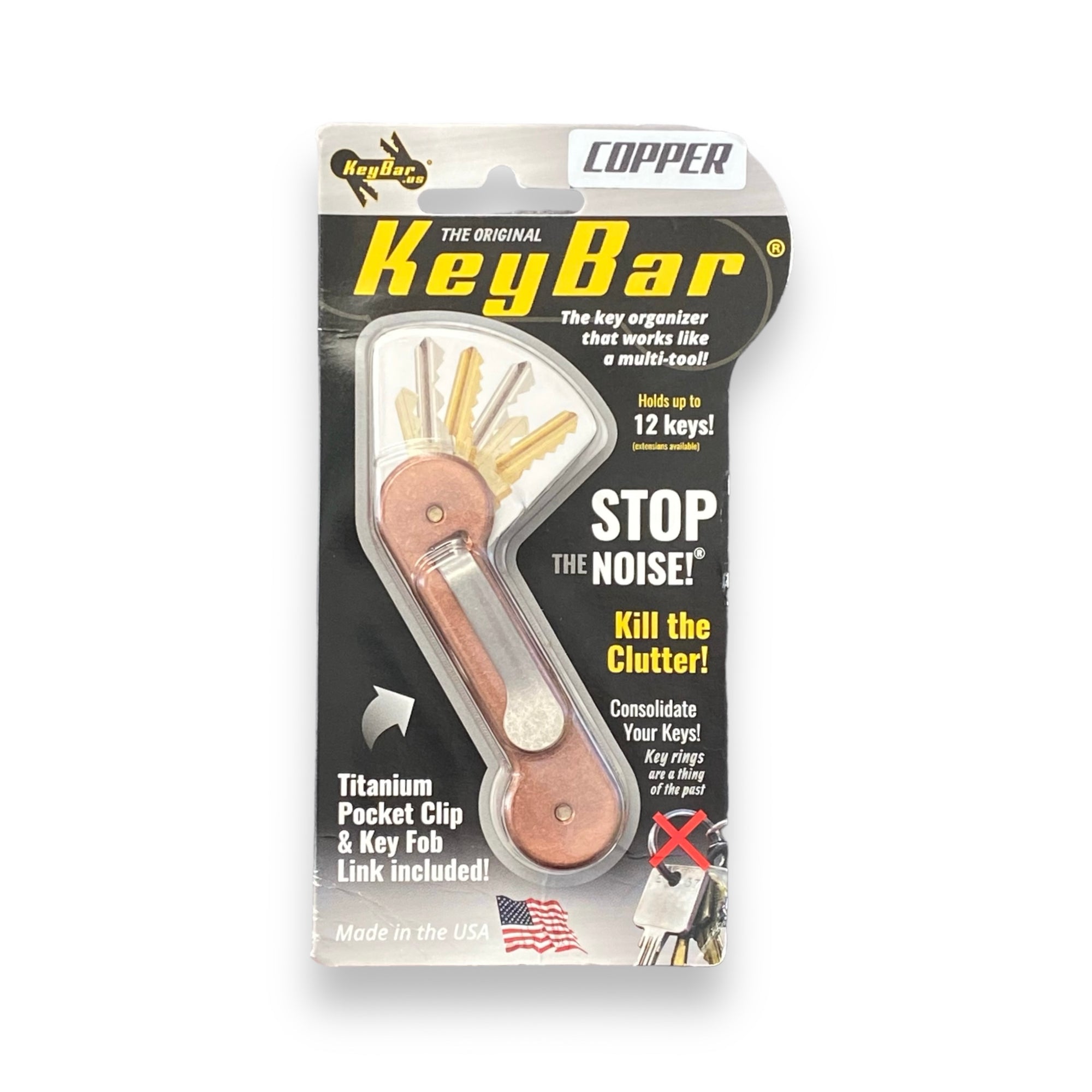 Keybar Key Organizer - Copper