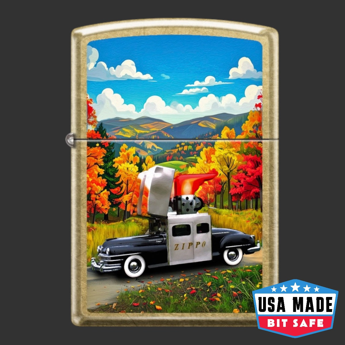 Zippo Car Street Brass Bit Safe Screwdriver