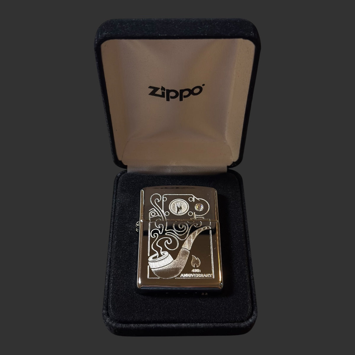 2022 Zippo Lighter 40th Anniversary Pipe Insert
