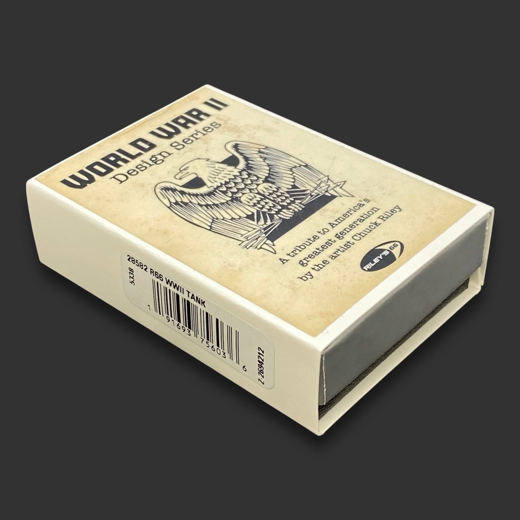 EXCLUSIVE - Riley's 66 Zippo Lighter - Keep 'Em Firing - Black Crackle®