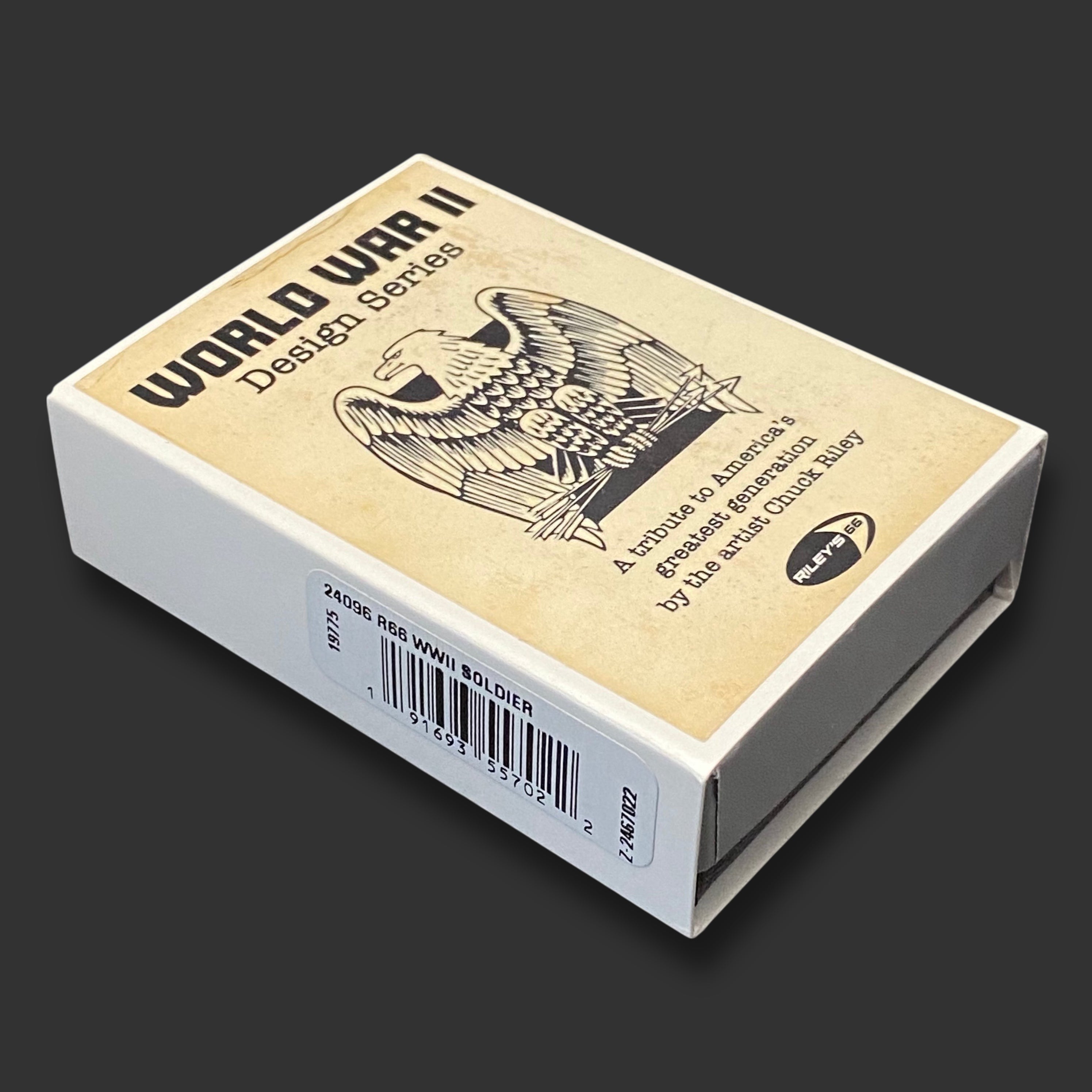 EXCLUSIVE - Riley's 66 Zippo Lighter - Keep 'Em Fighting - Black Ice®