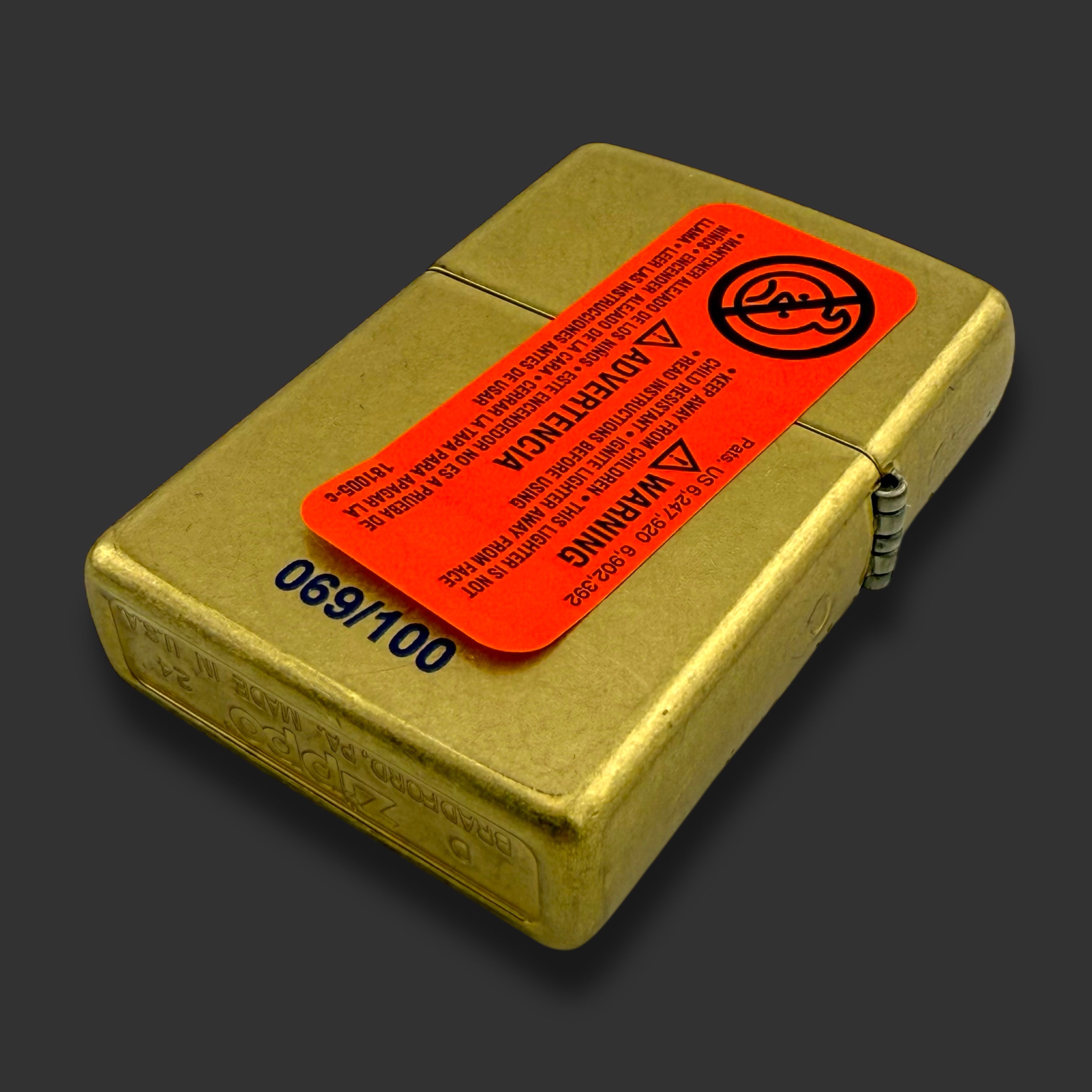 2024 Zippo Lighter - Lighter-Palooza 4 Dinner - 069/100 - Street Brass