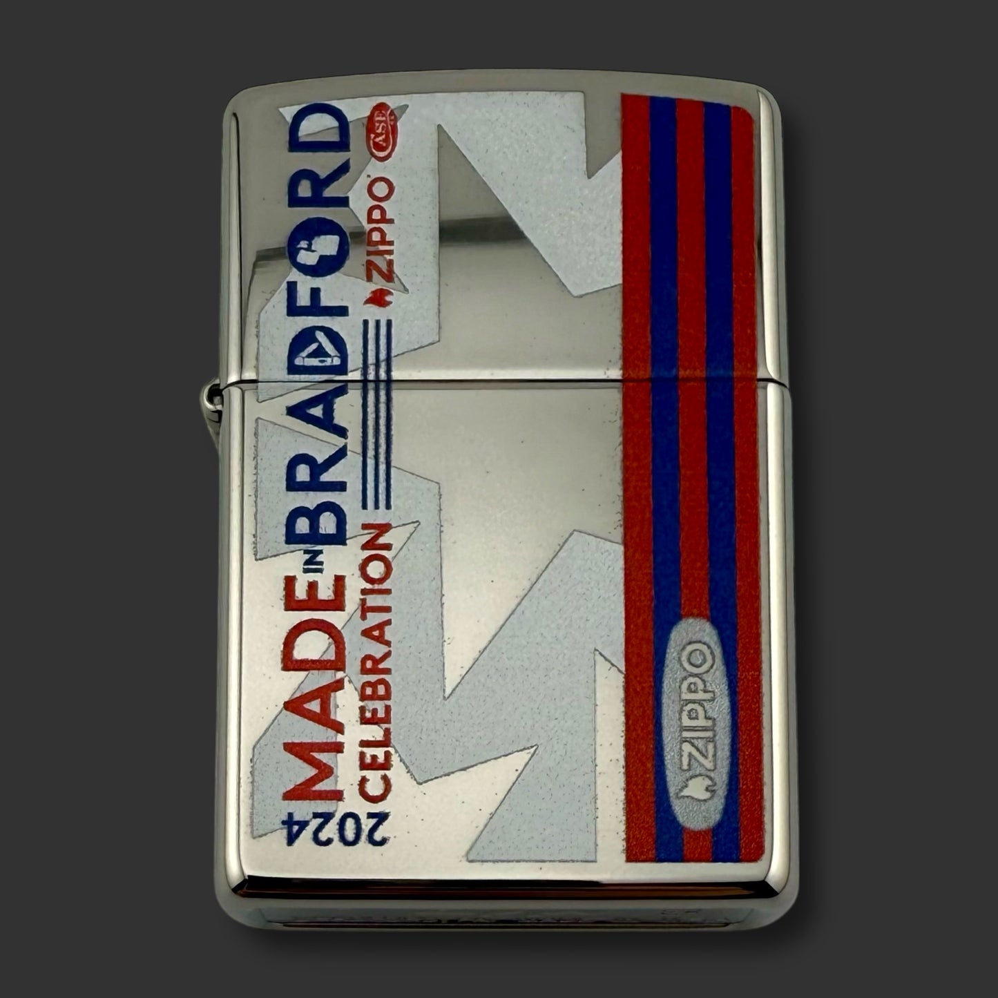 2024 Zippo Lighter - Made in Bradford Event - 066/100 - High Polish Chrome