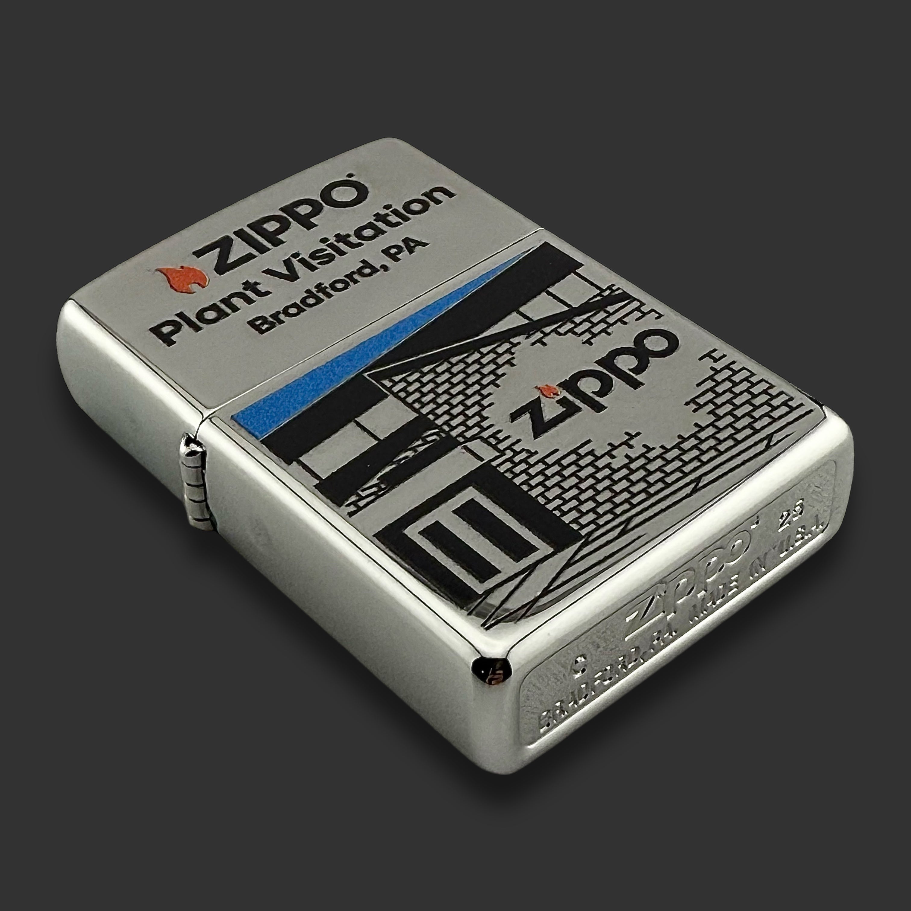 2025 Zippo Lighter - Plant Visitation - High Polish Chrome