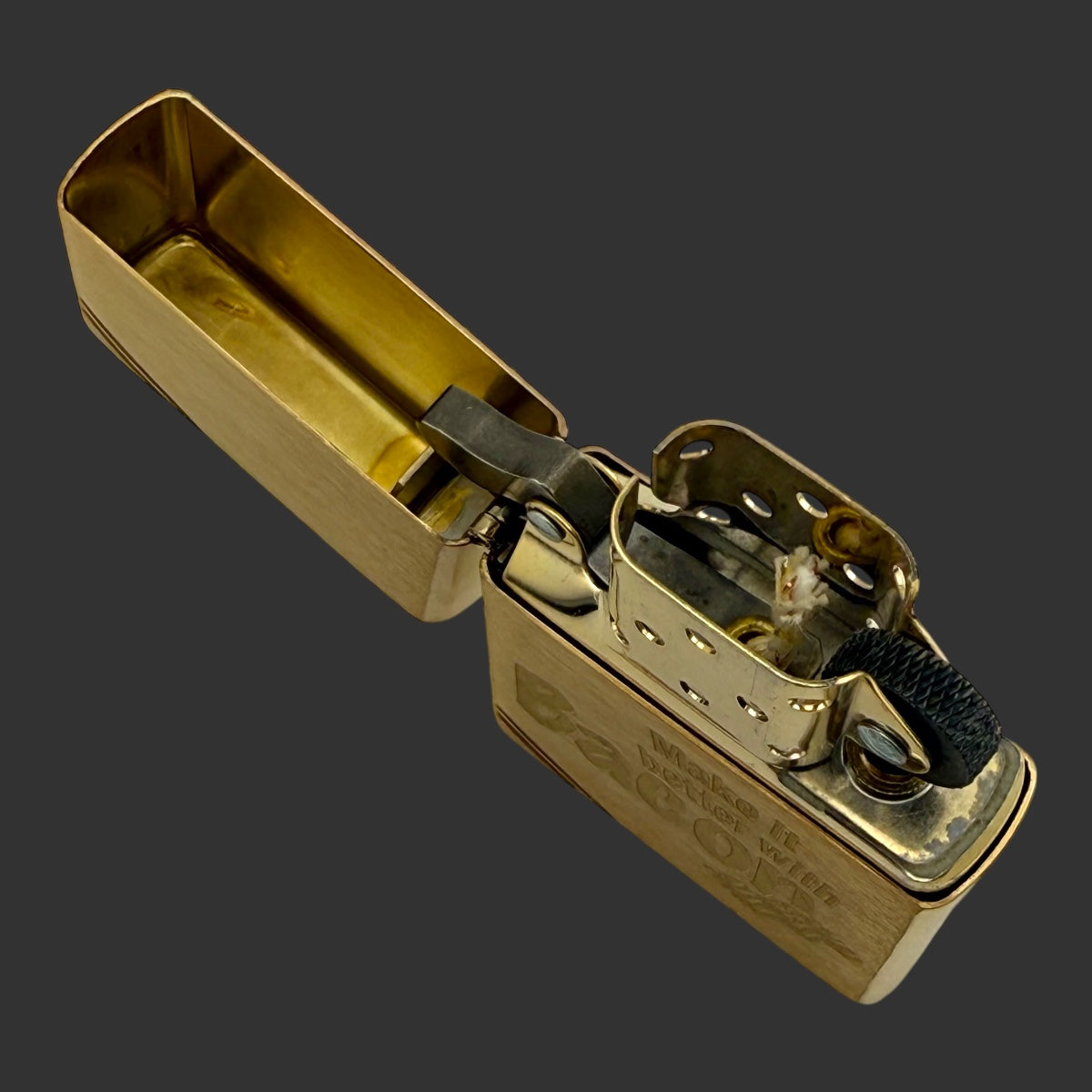 Original Riley's 66 Bacon Zippo Lighter