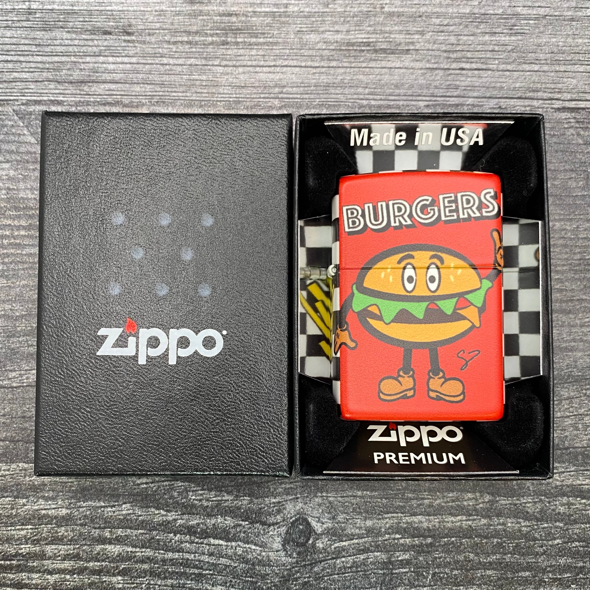 EXCLUSIVE - Riley's 66 Zippo Lighter - Cheeseburger - 540 Color