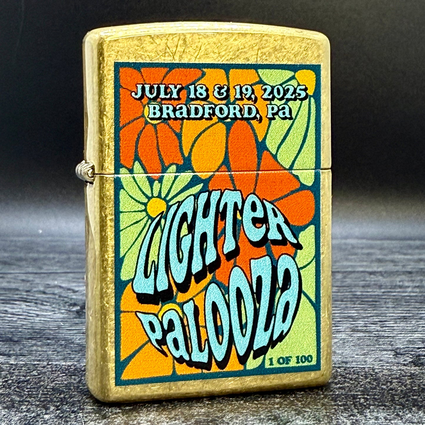 Zippo Lighter - Lighter Palooza - 1 of 100 - Street Brass