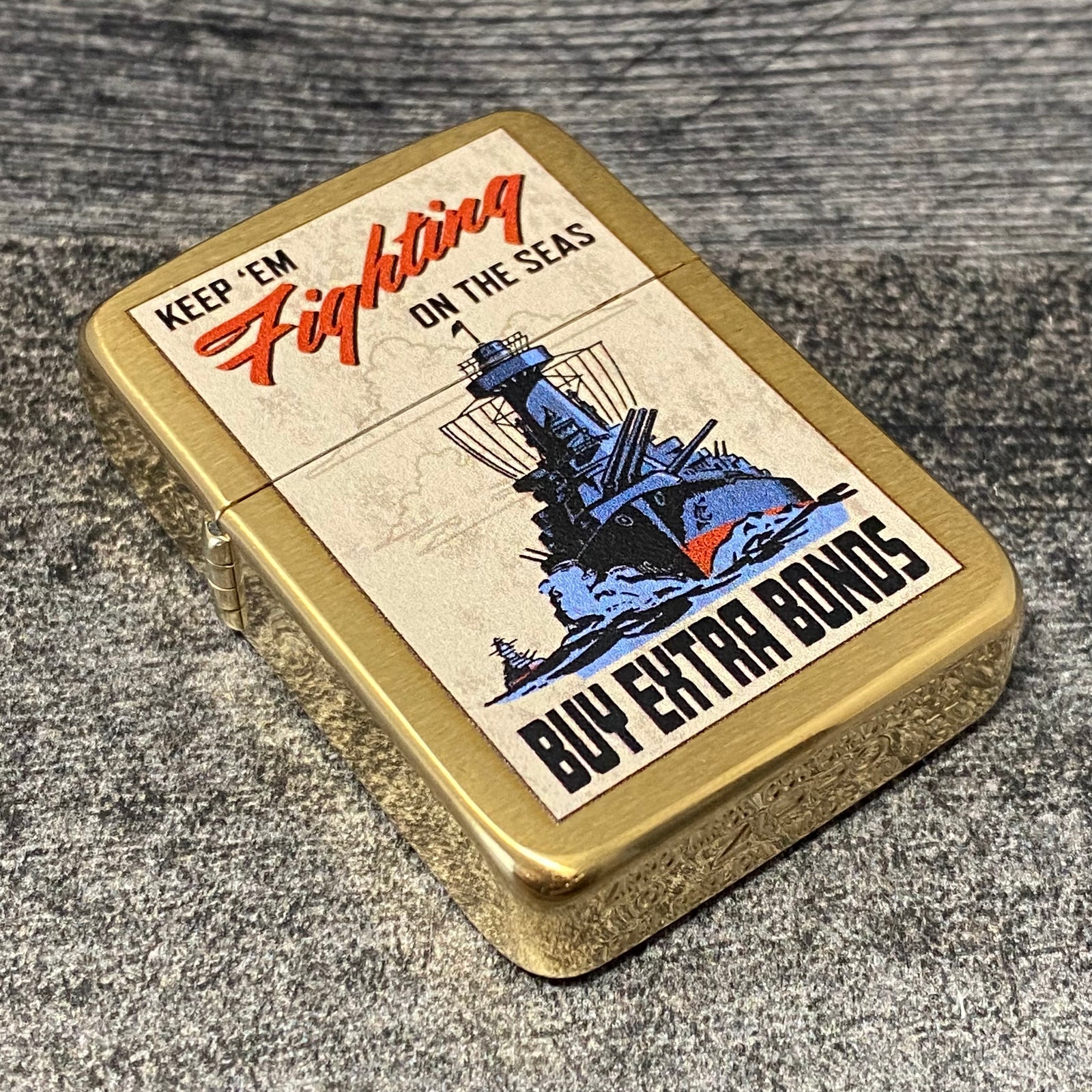 Zippo Lighter - Rustic Bronze - Riley's 66 LLC