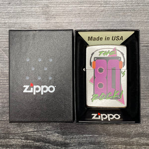 Exclusive - Riley's 66 Zippo Lighter - 80's Rock! - Street Chrome