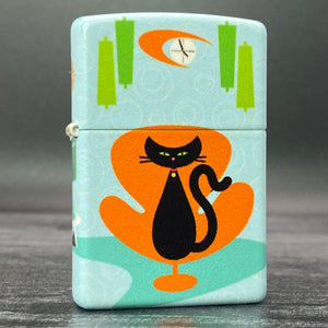 EXCLUSIVE - RILEY'S 66 ZIPPO LIGHTER - Chillin' Kitty - 540 Color
