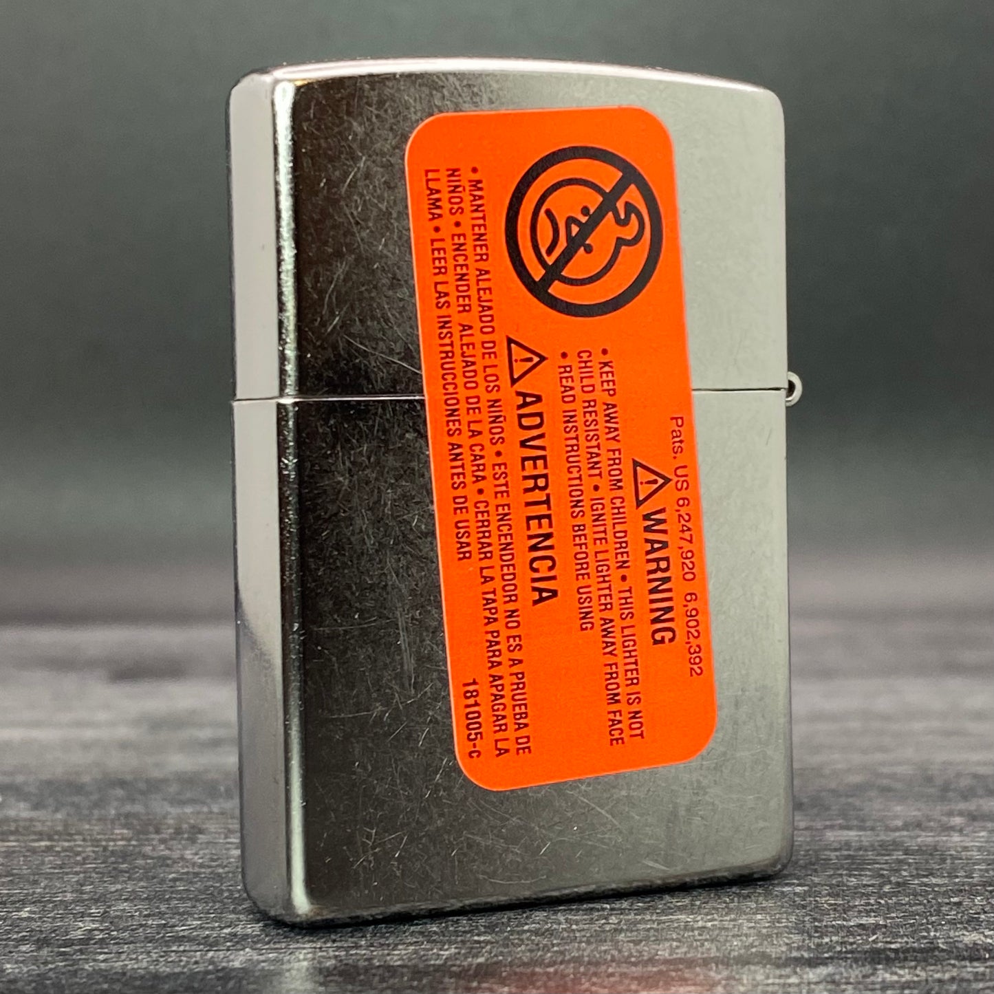 EXCLUSIVE - Riley's 66 Zippo Lighter - 80's Rock! - Street Chrome