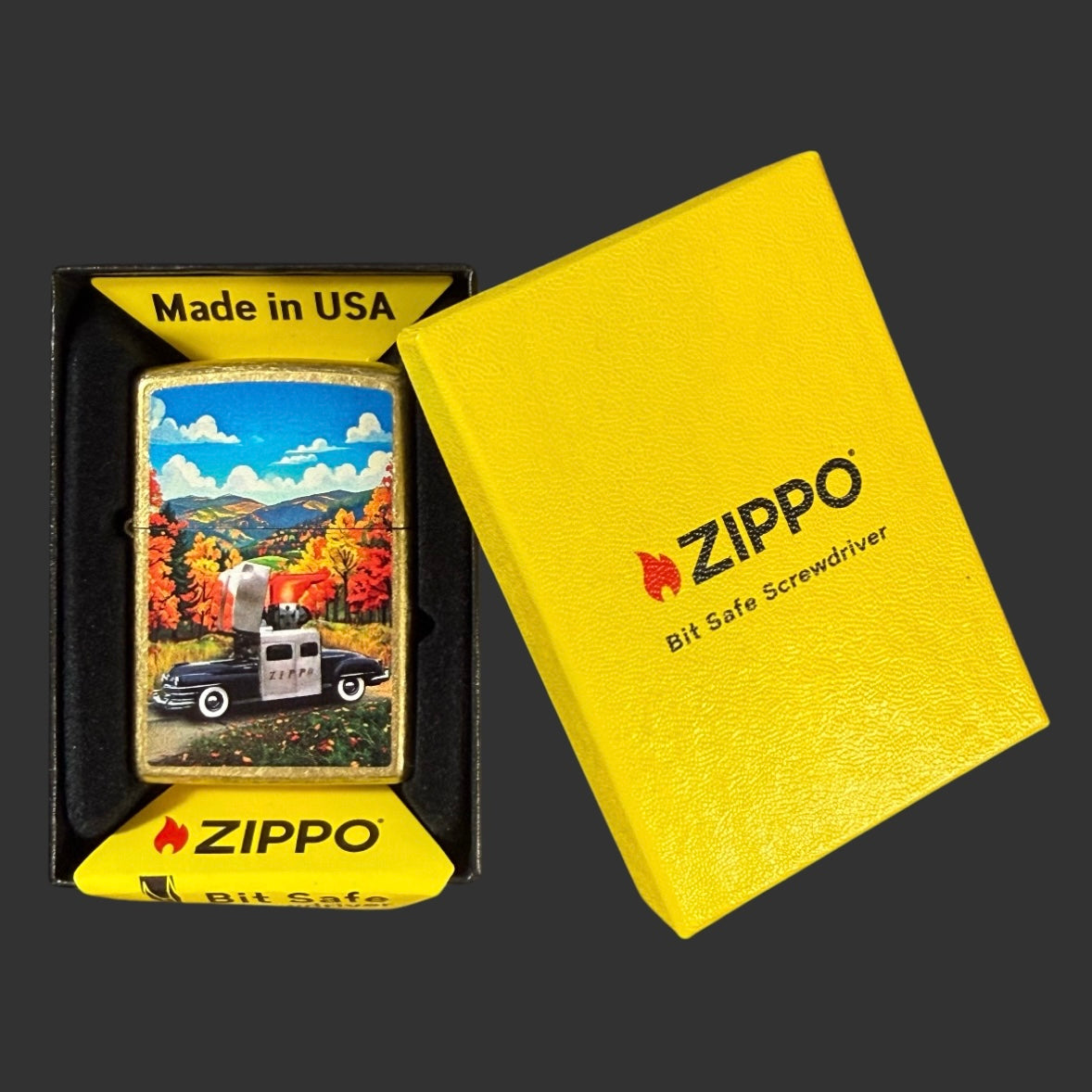 Zippo Car Street Brass Bit Safe Screwdriver