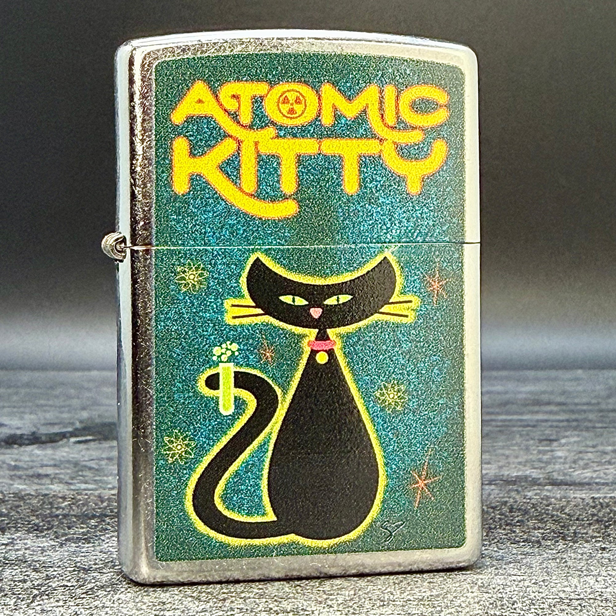 EXCLUSIVE - Riley's 66 Zippo Lighter - Atomic Kitty - Street Chrome™️