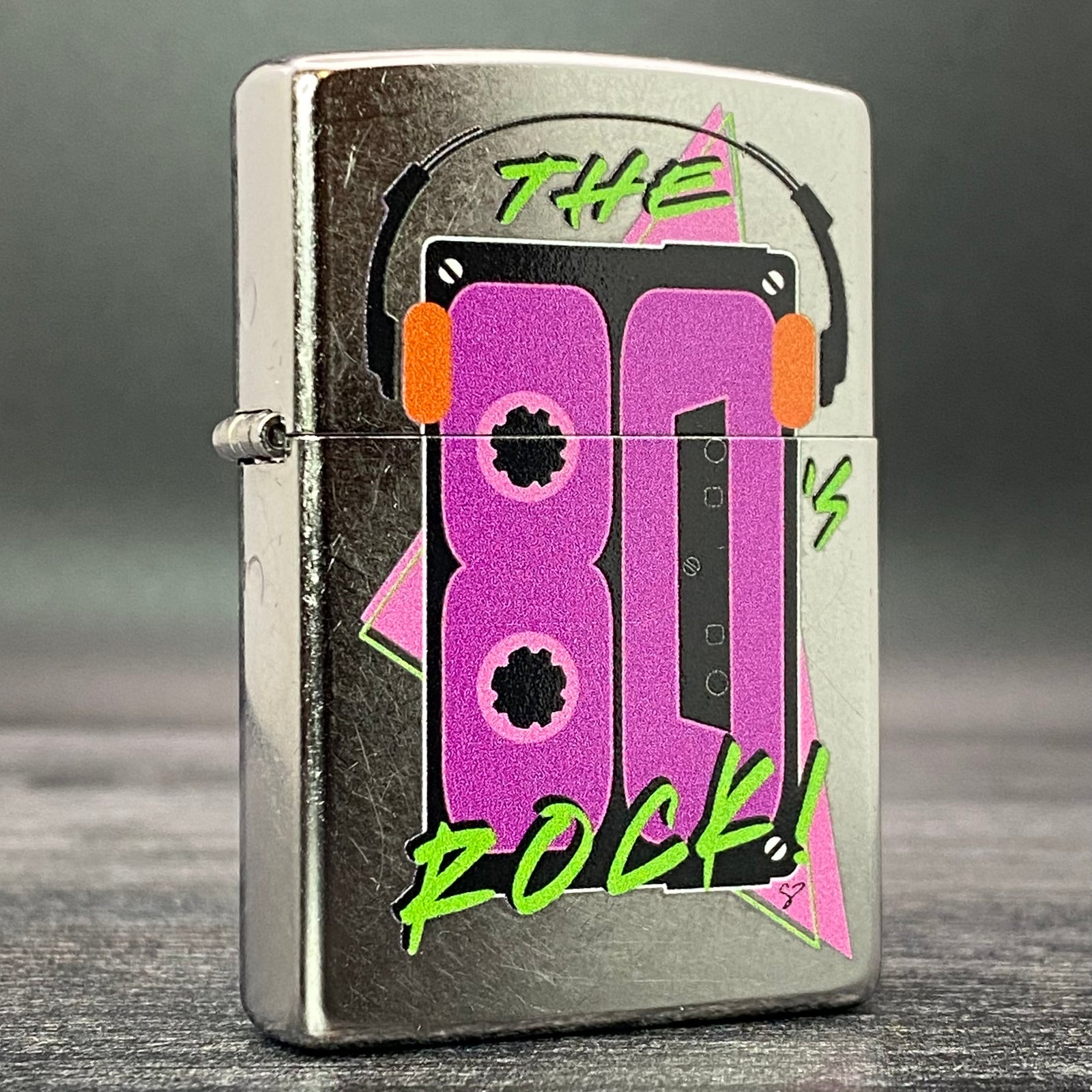 Exclusive - Riley's 66 Zippo Lighter - 80's Rock! - Street Chrome