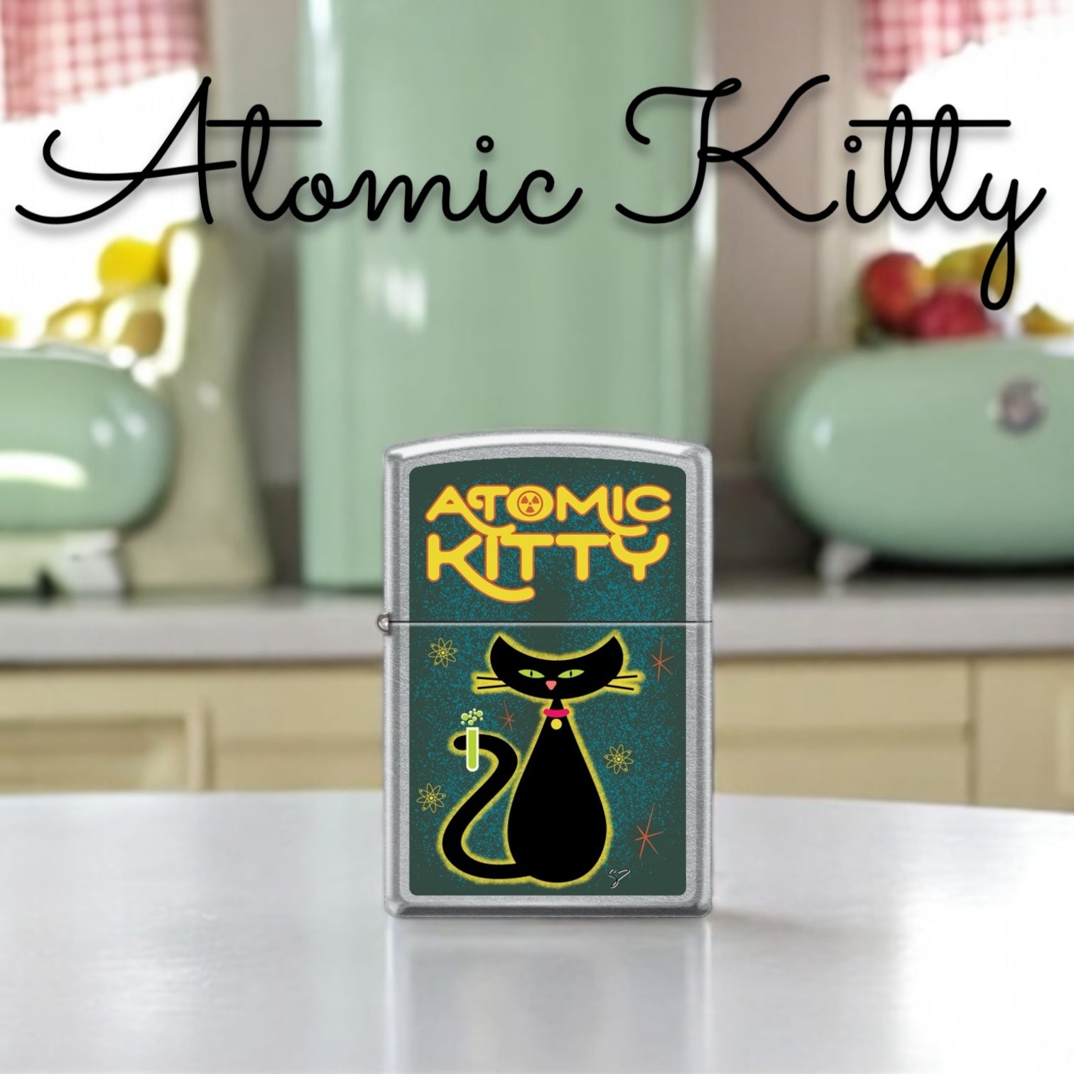 EXCLUSIVE - Riley's 66 Zippo Lighter - Atomic Kitty - Street Chrome™️