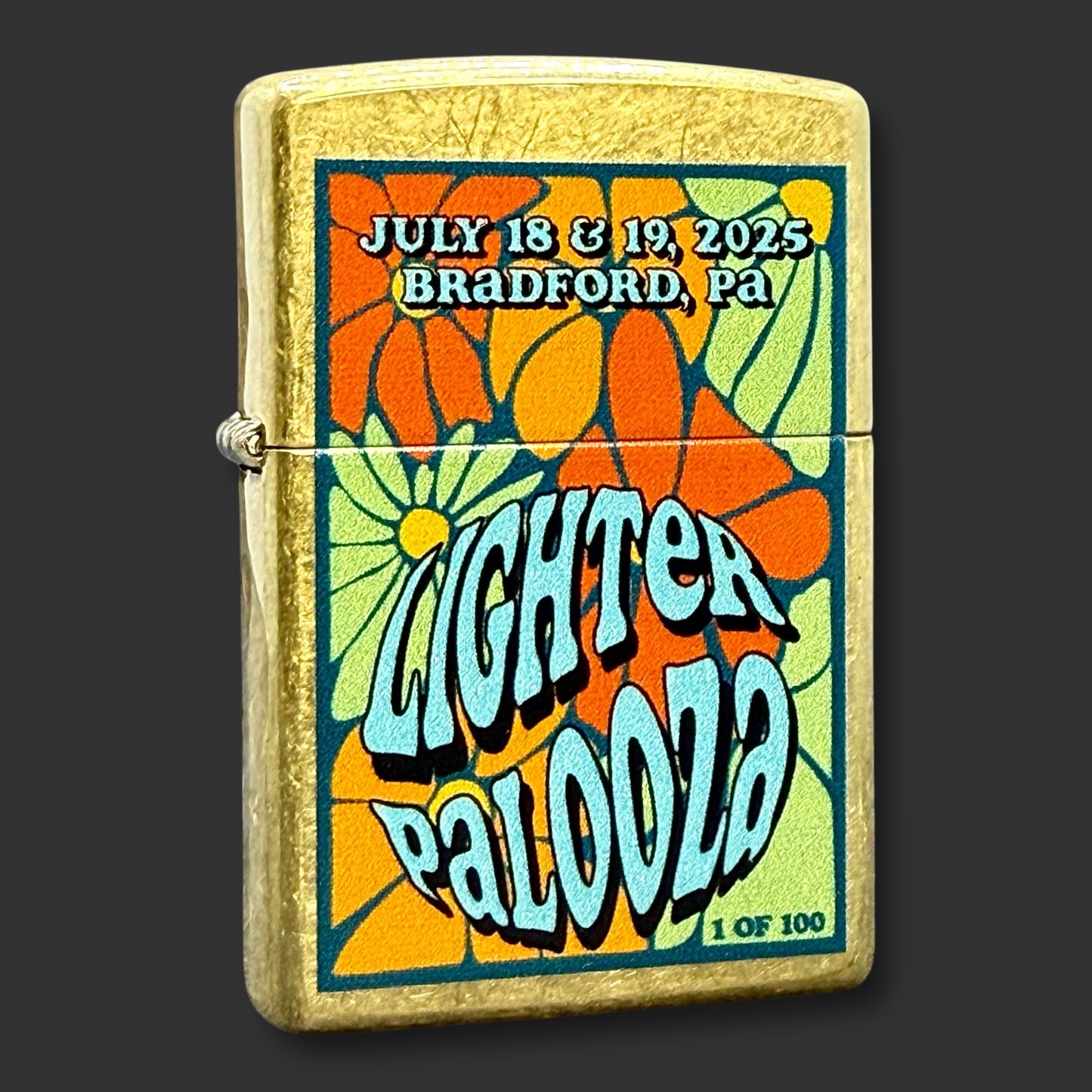 Zippo Lighter - Lighter Palooza - 1 of 100 - Street Brass