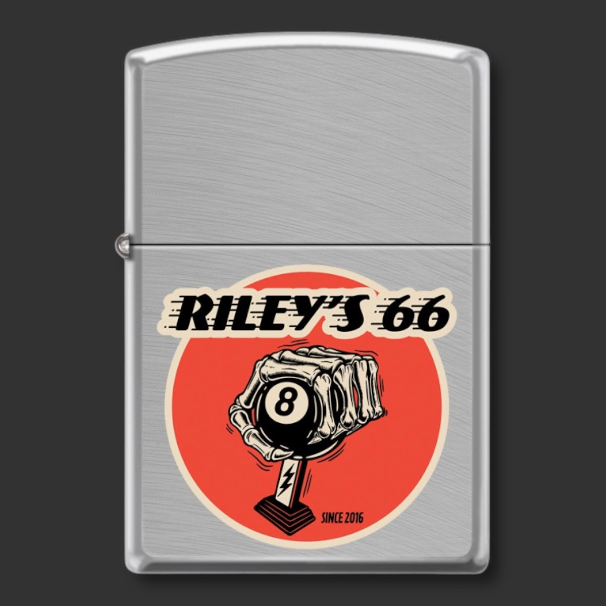 EXCLUSIVE - Riley's 66 Zippo Lighter - Stick Shift - Only 30 Made - Chrome Arch