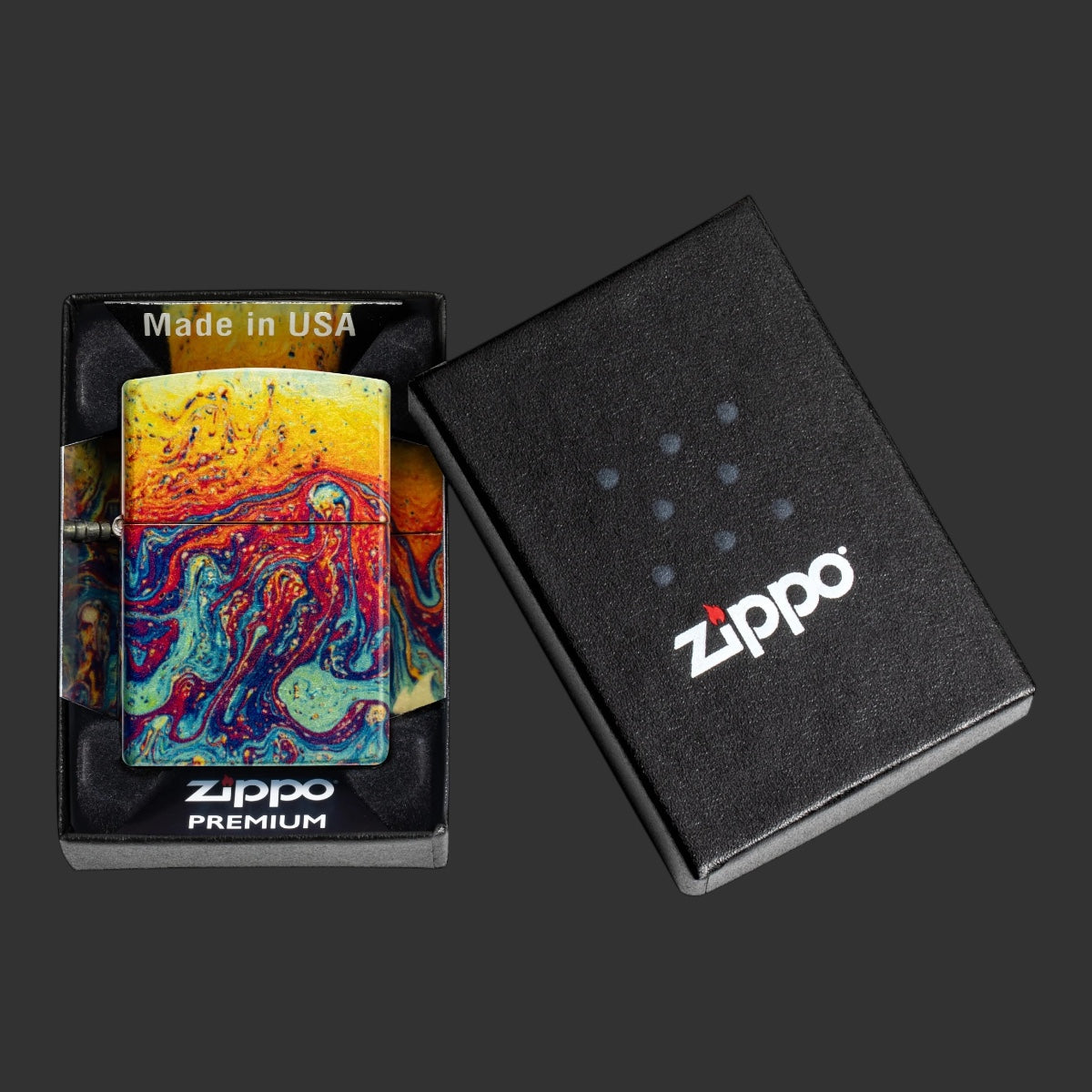 Zippo Lighter Magma Fusion Design