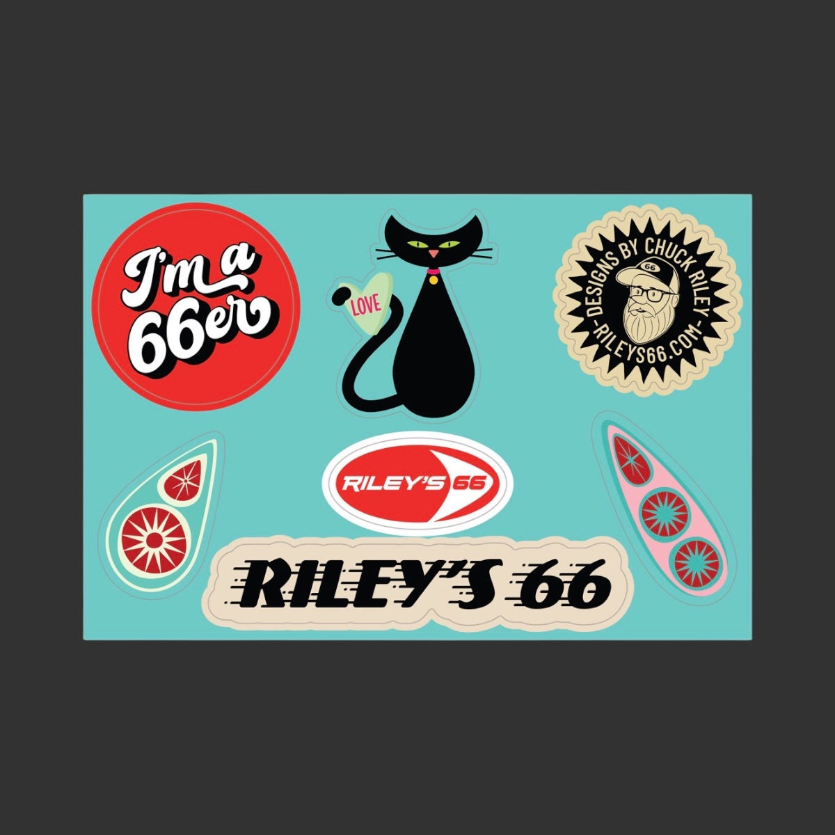 Riley’s 66 Sticker Sheet