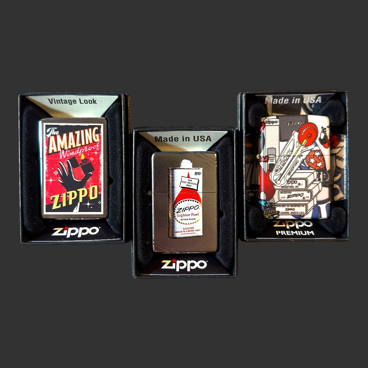 Zippo Lighter Trio - Amazing Deal!