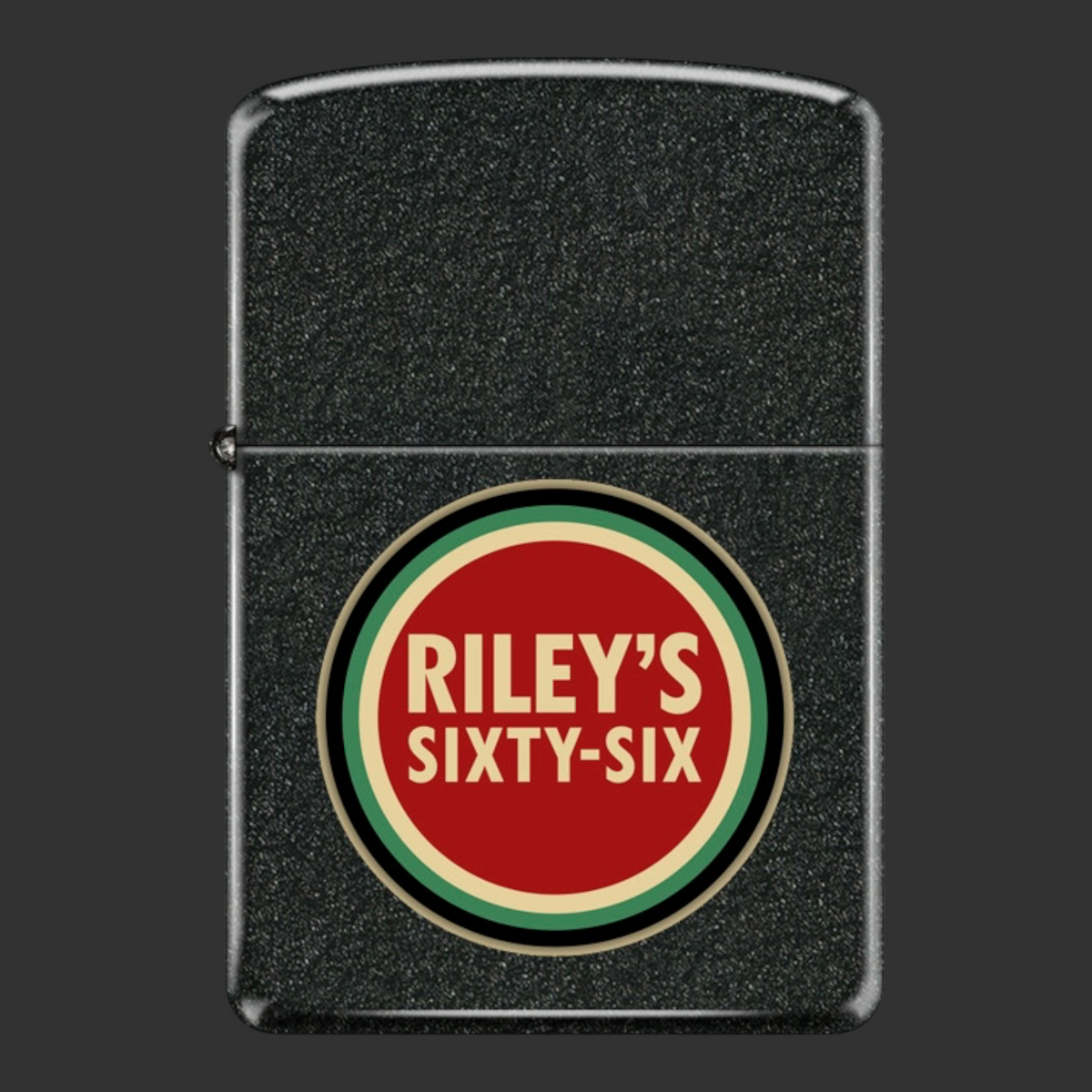 Round Logo Zippo Lighter - 1 of 30 - Riley's 66 Original Artwork