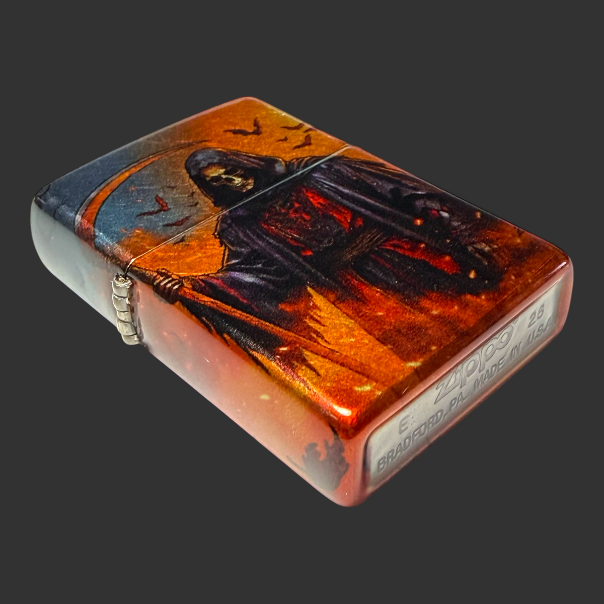 Grim Reaper Zippo Lighter