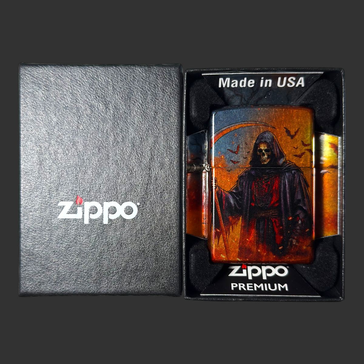 Grim Reaper Zippo Lighter