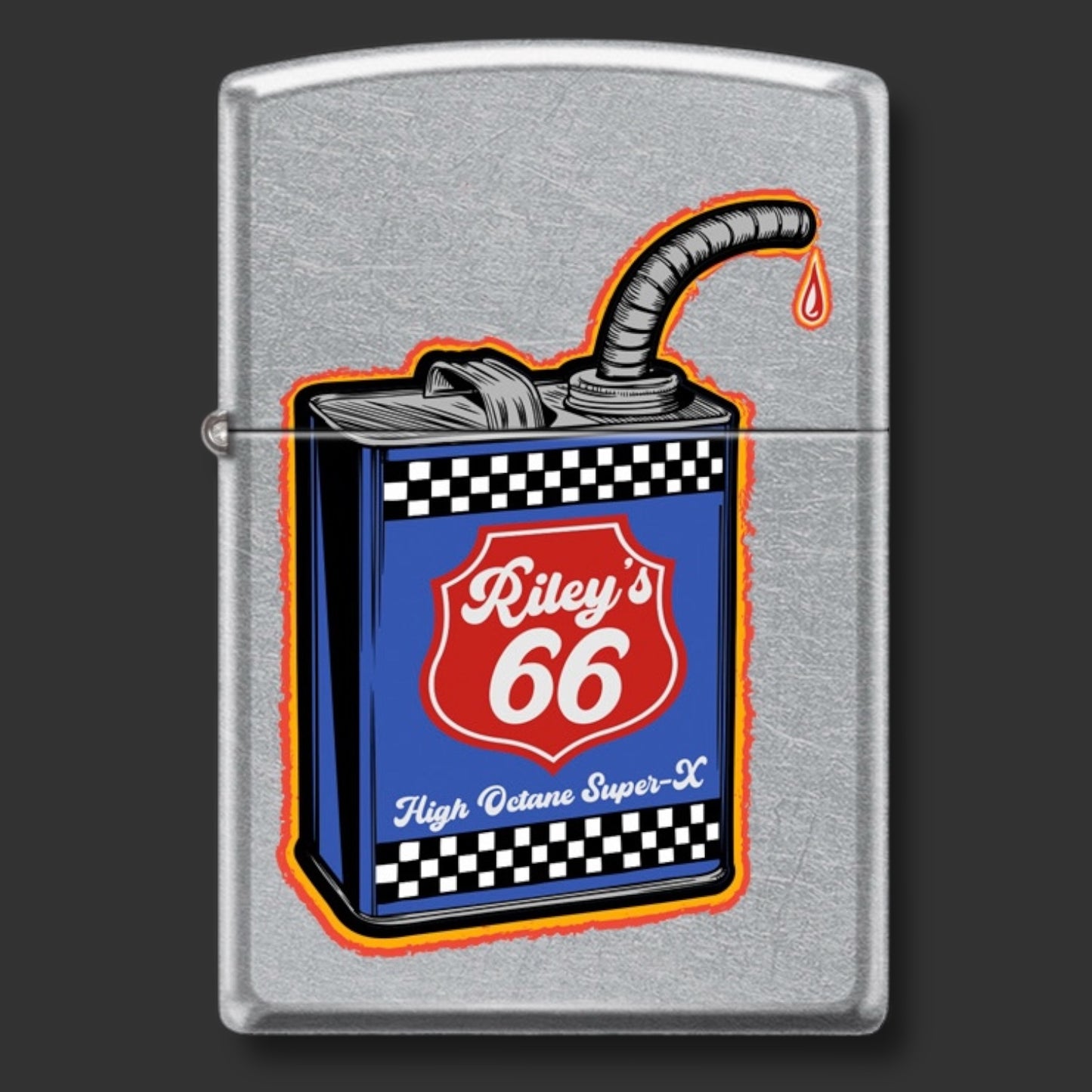 EXCLUSIVE - Riley's 66 Zippo - Gas Can - Bit Safe Insert - Street Chrome™️