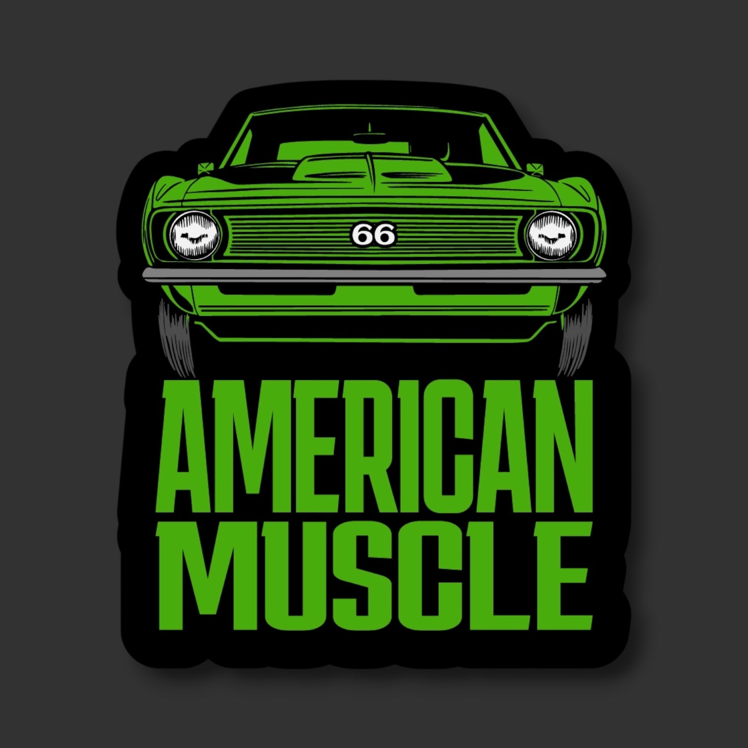 American Muscle Sticker