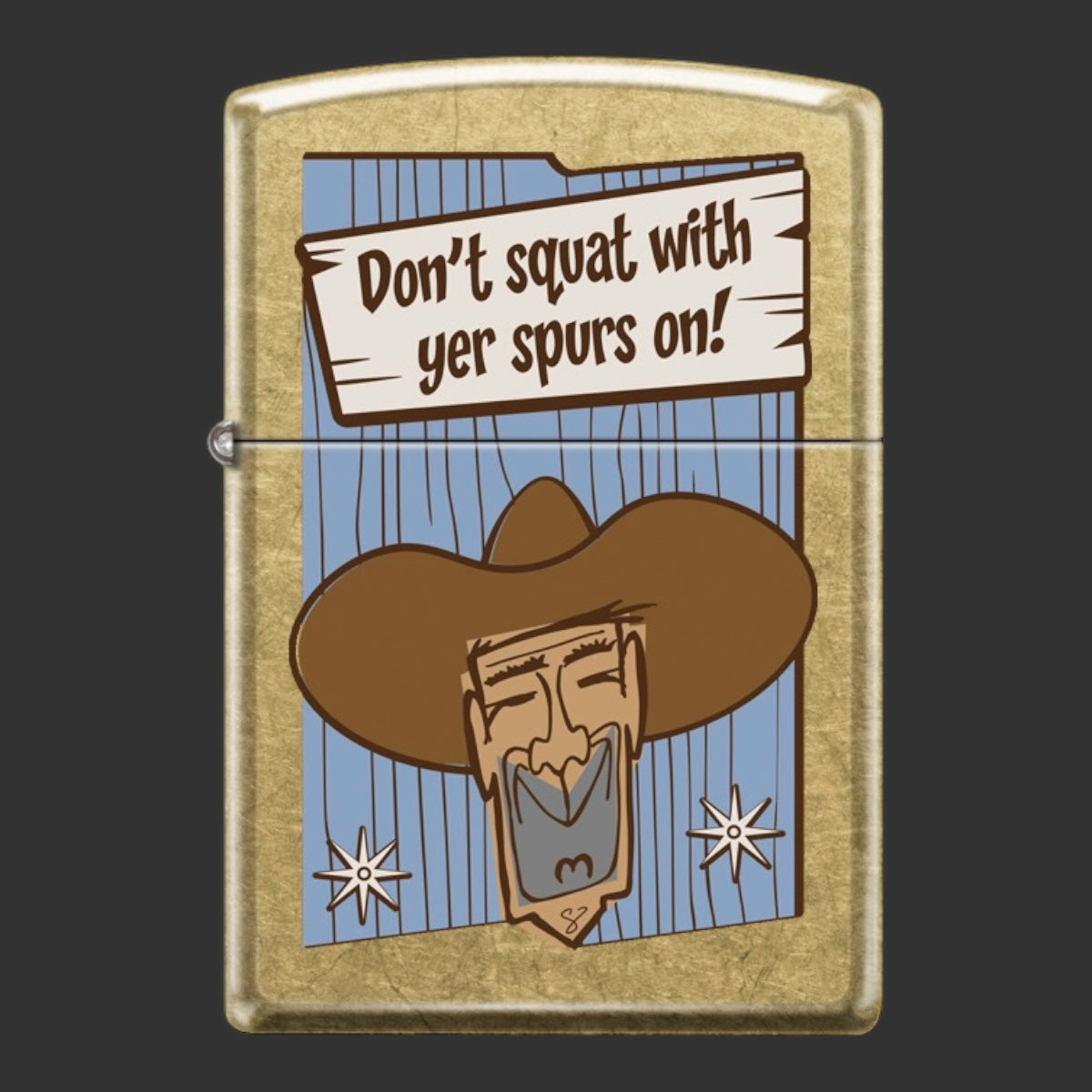 Original Riley's 66 Spurs Zippo Lighter
