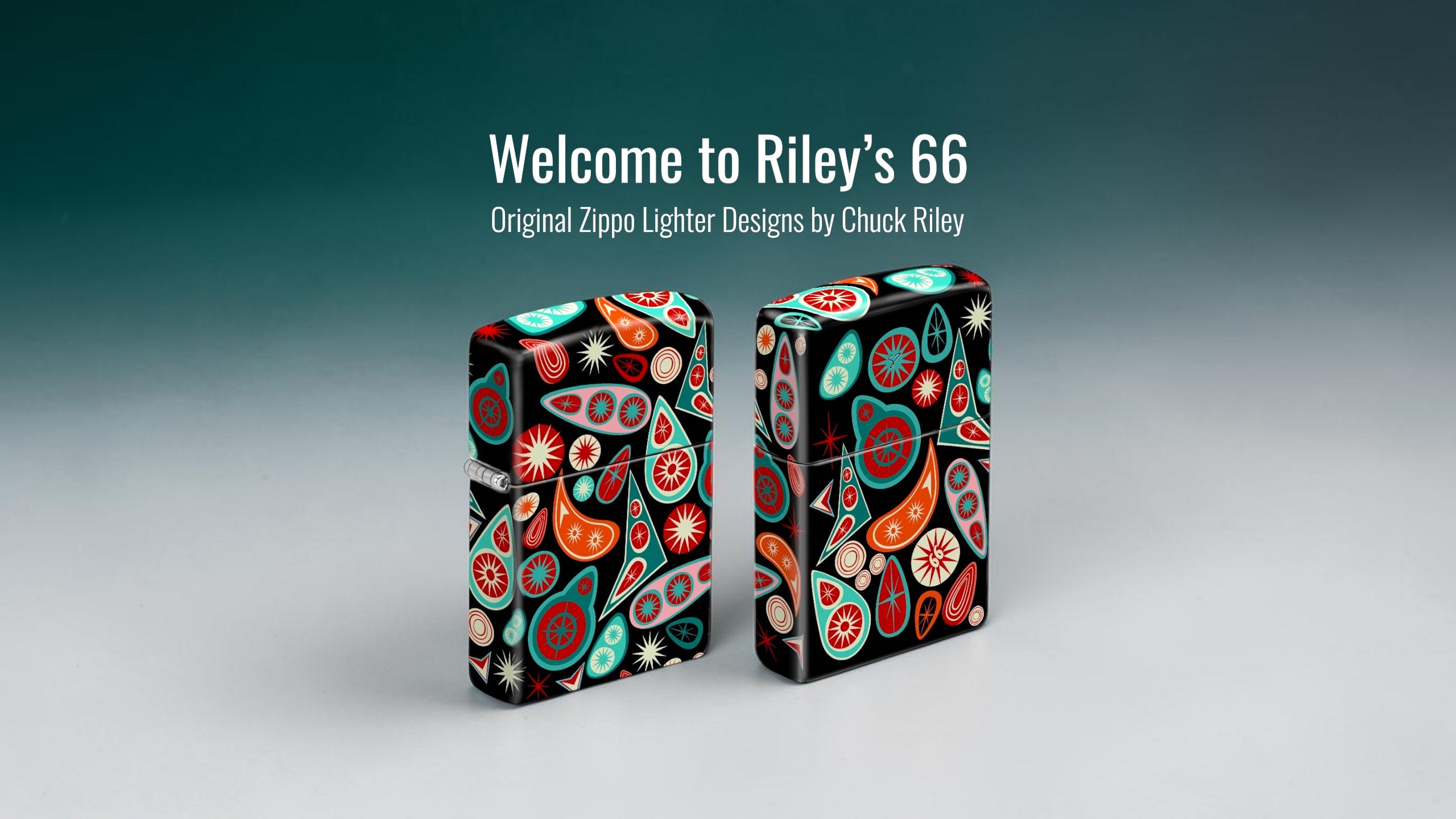 Riley's 66 - Exclusive Zippo Lighter Designs by Chuck Riley