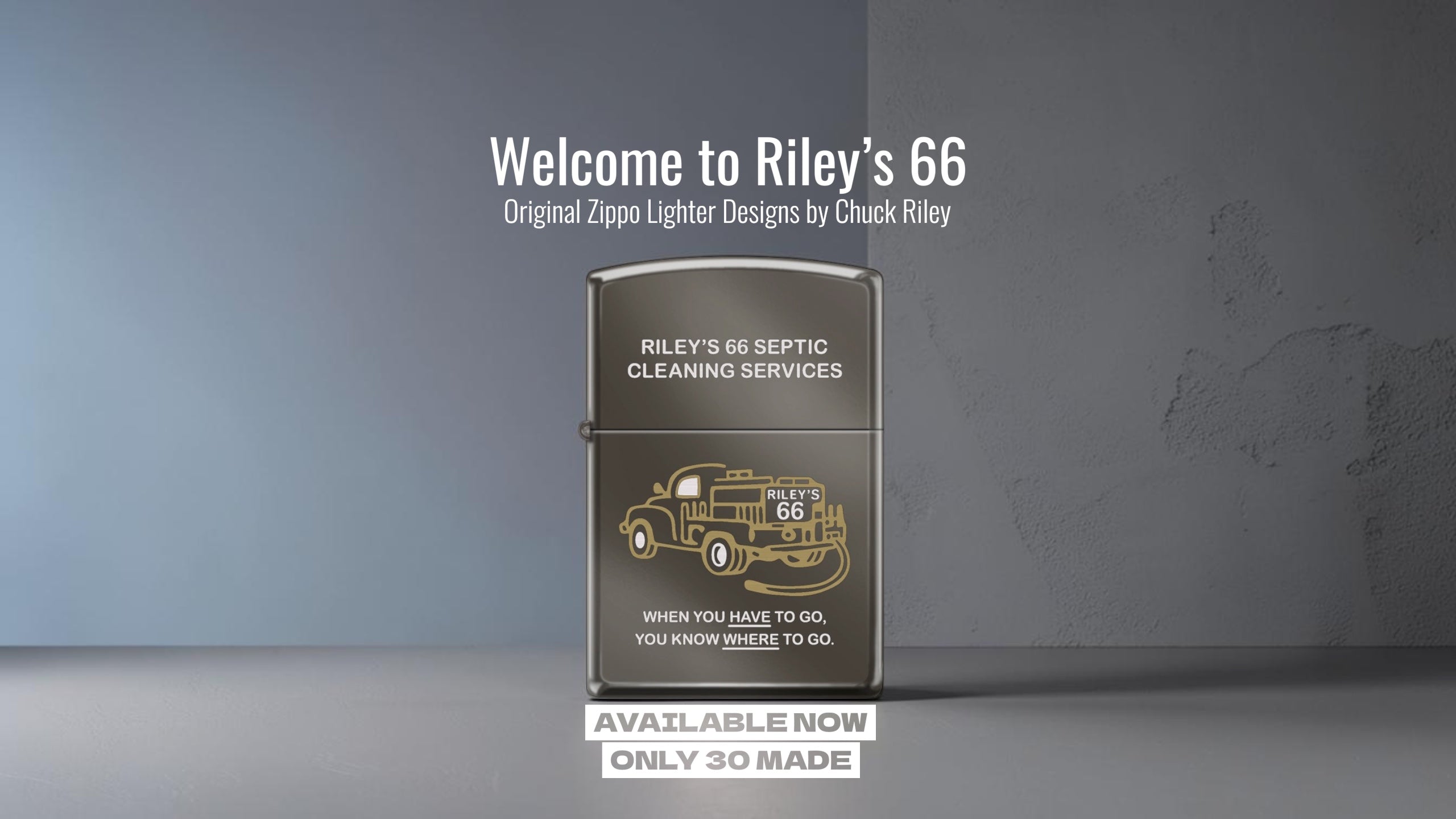 Riley's 66 - Exclusive Zippo Lighter Designs by Chuck Riley
