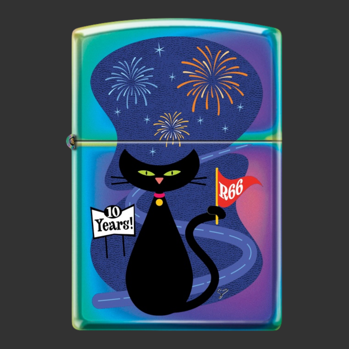 Original Riley's 66 10th Anniversary Zippo Lighter Only 50 Made