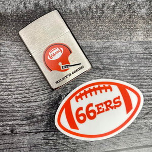 EXCLUSIVE - Riley's 66 Zippo Lighter - 66ers Football - Only 30 Made - Riley's 66 LLC