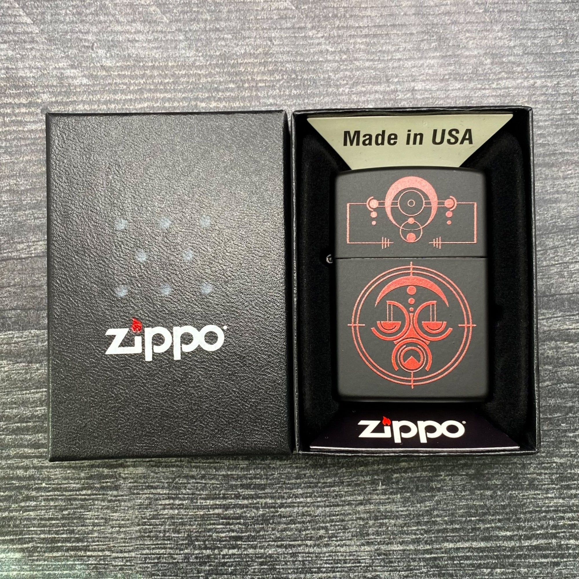 EXCLUSIVE - RILEY'S 66 ZIPPO LIGHTER - ALIEN - BLACK MATTE - Riley's 66 LLC