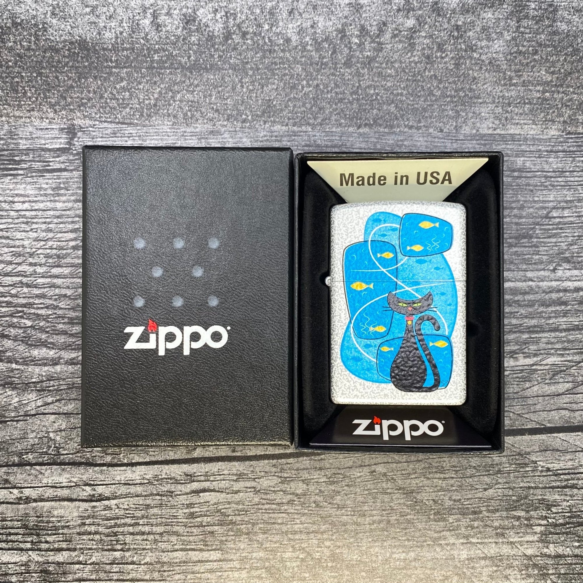 EXCLUSIVE - RILEY'S 66 ZIPPO LIGHTER - Fishful Thinking - Glacier - Riley's 66 LLC