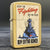 EXCLUSIVE - RILEY'S 66 ZIPPO LIGHTER - Keep 'Em Fighting - Brushed Brass - Riley's 66 LLC