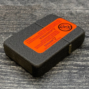 EXCLUSIVE - RILEY'S 66 ZIPPO LIGHTER - Keep 'Em Firing - Black Crackle® - Riley's 66 LLC