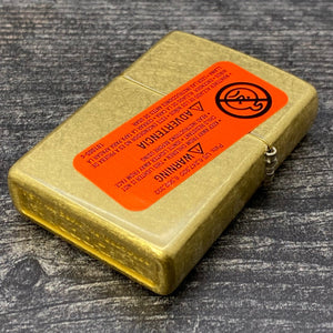 Exclusive - Riley's 66 Zippo Lighter - Nebulon 5 - Street Brass - Riley's 66 LLC